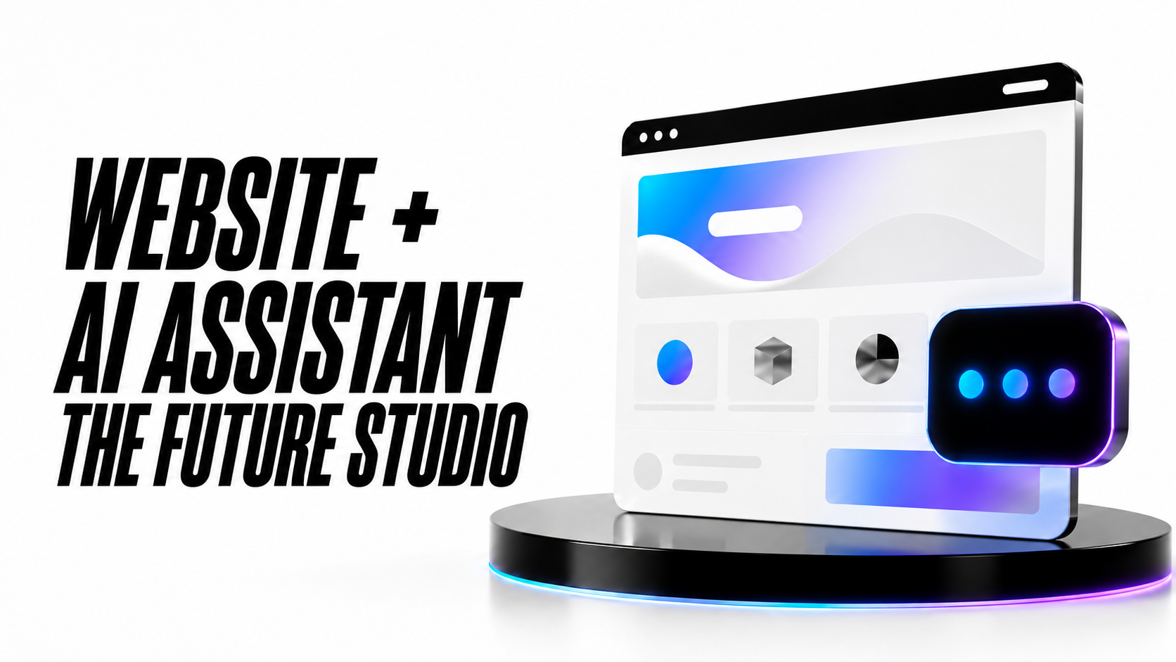 Website and AI assistant dashboard across devices